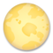 Full Moon emoji on LG